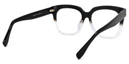 Xion Square Black-Clear Glasses4
