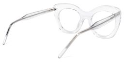 Maria Cat-eye Clear Glasses4