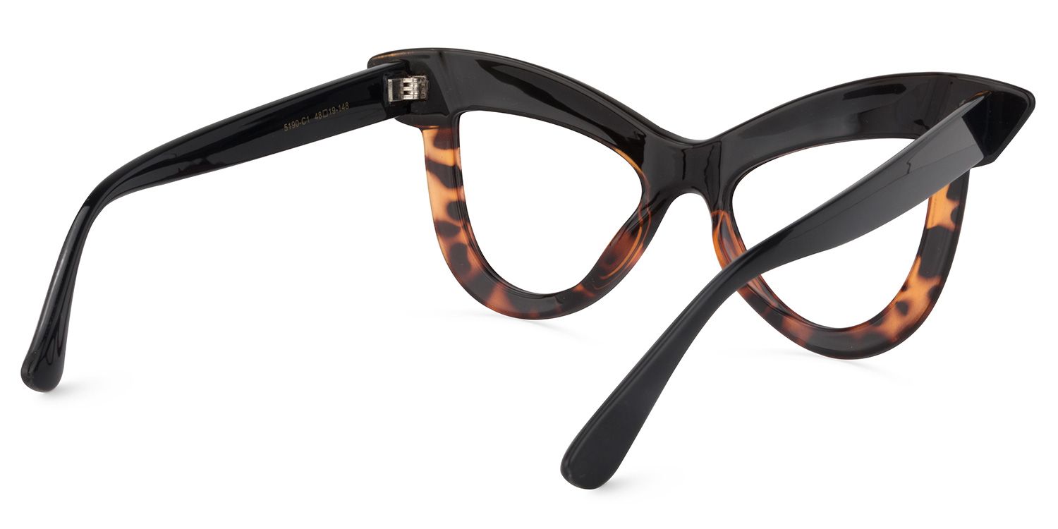 Cat Eye Tortoise Glasses | Zeelool Glasses4