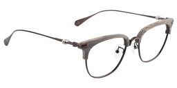 Raines Browline Brown Glasses3