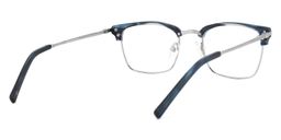 Simmons Browline Gray Glasses4