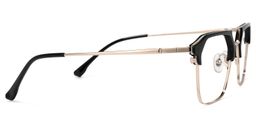 Mestey Sqaure Black Glasses2