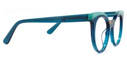 Lismary Cateye Blue Glasses2