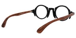 Charlie Black Round Glasses4