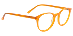 Nydia Oval Glasses Orange Glasses3