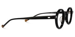 Danielle Round Black Glasses2