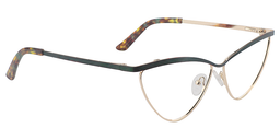 Hedy Cateye Dark Green Glasses4