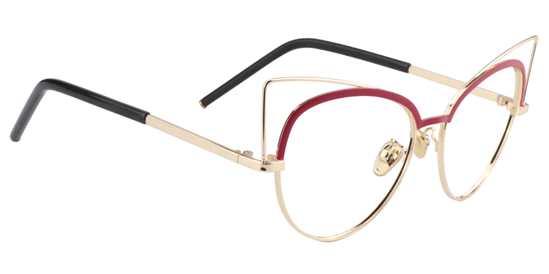 Cat Eye Red Glasses3