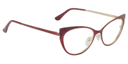 Geraldine Cateye Red Glasses 3