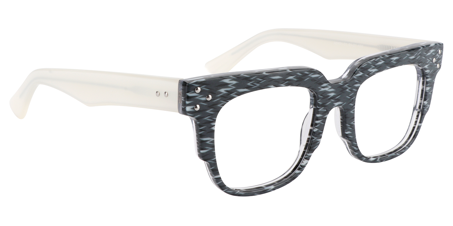 Square Gray Glasses | Zeelool Glasses3