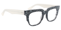 James Square Gray Eyeglasses3