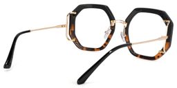 Mariah Geometric Tortoise Glasses4