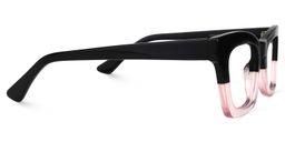 Vargas Square Black-Pink Glasses2