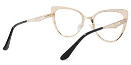 Eileen Cateye Gold Glasses4