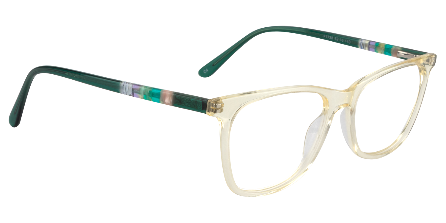  Rectangle Clear Glasses | Zeelool Eyeglasses3