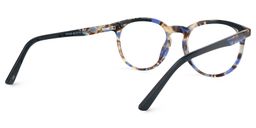 Early Round Blue Glasses4