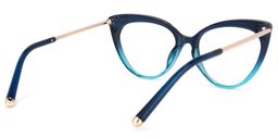 Alivia Cat Eye Blue Glasses4