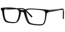 Aly Rectangle Black Glasses3