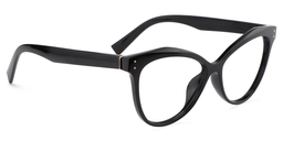Saul Cateye Black Glasses3