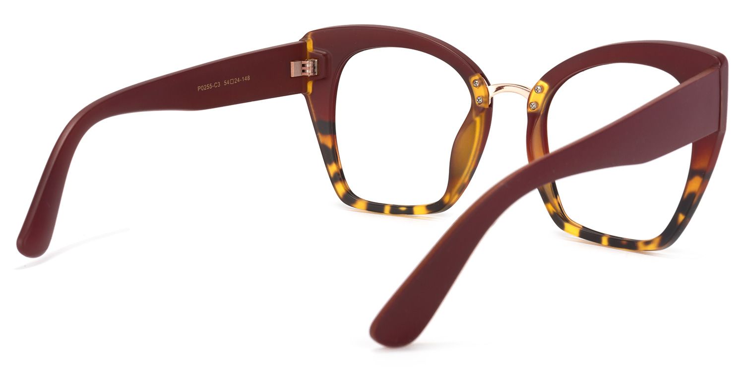 Cat Eye Red Glasses | Zeelool Glasses116