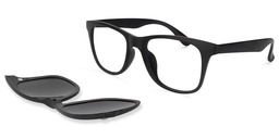 Chantal Cilp-on Black Glasses3