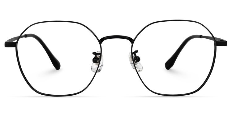 Diiane Geometric Black Glasses