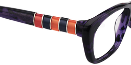 Ryan Rectangle Purple Glasses4