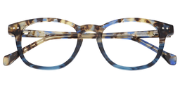 Tasha Square Blue-Black Eyeglasses1