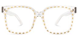 Dorvilus Square Clear Glasses0