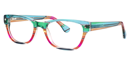 Meredith Rectangle Green Glasses2