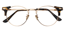 Sandra Round Light Amber Glasses 1