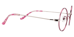 Ursula Round Pink Glasses4