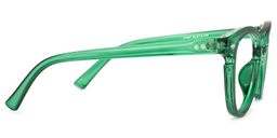 Affleck Cateye Dark-Green Glasses3