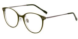 Alexande Round Green Glasses2
