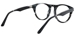 Rowan Round Black Glasses5