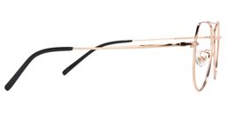 Ewan Geometric Rose-Gold Glasses3