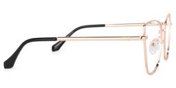 Qasim Cateye Rose-Gold Glasses6