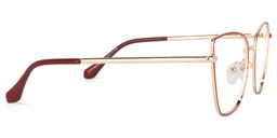 Qasim Cateye Red Glasses3