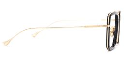 Gifford Aviator Black-Gold Glasses3