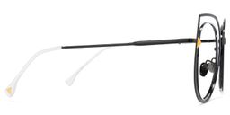 Fitzpatrick Cateye Black-White Glasses3