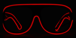 Glowing Orange Aviator Eyeglasses6