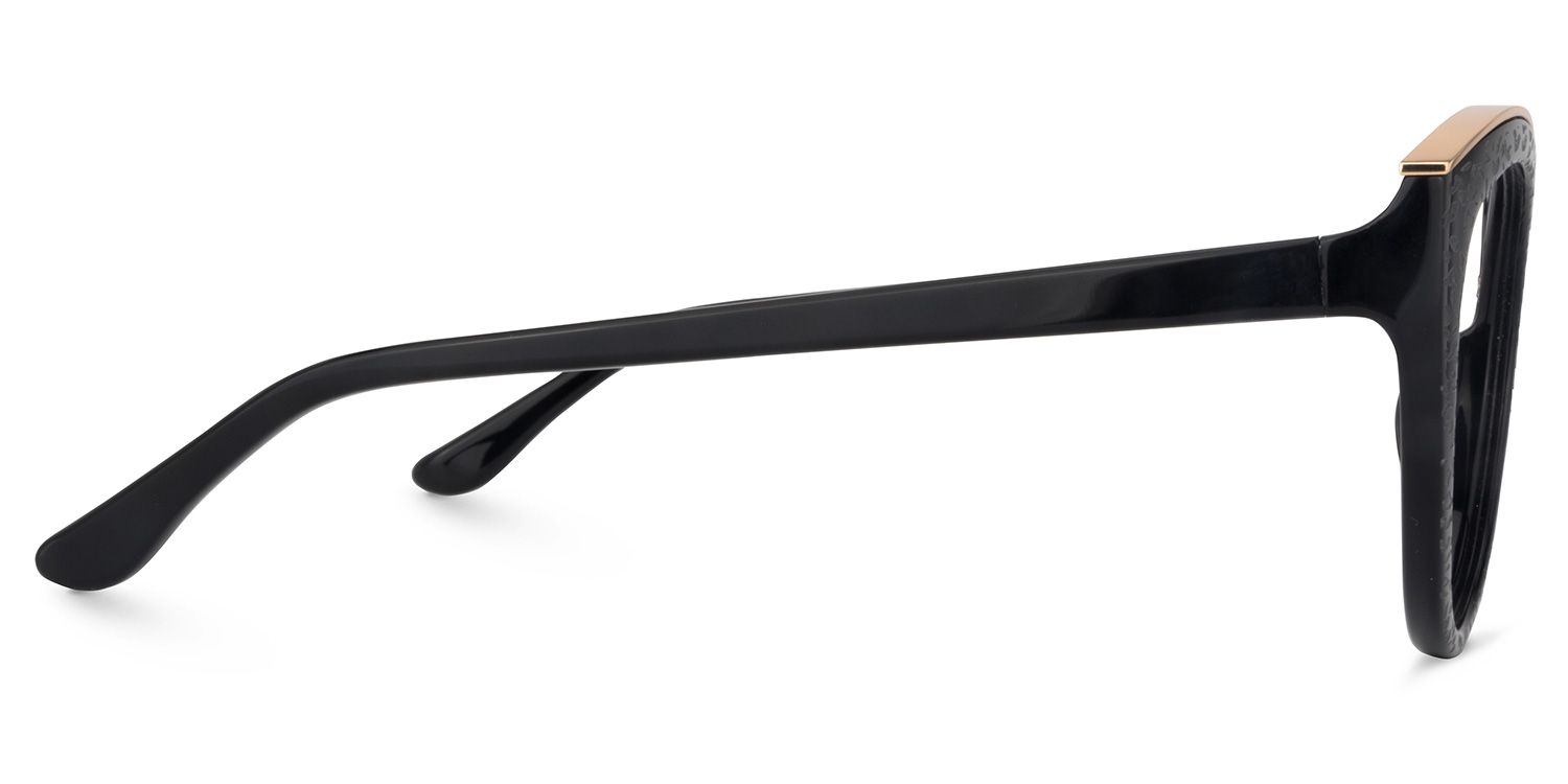 Cateye Black Glasses3