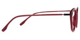 Faryn Cateye Dark-Red Glasses3