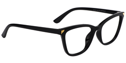 Katrina Cat Eye Black Glasses3