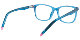 Mayme Rectangle Blue Glasses5