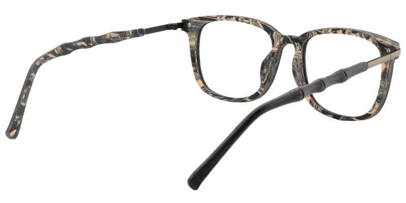 Rectangle Black Glasses | Zeelool Eyeglass Frames5