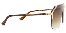Titus Geometric Brown Sunglasses3