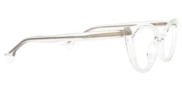 Theodore Cateye Clear Glasses3