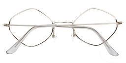 Kyra Geometric Silver Glasses2