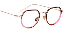 Matthew Geometric Red-Pink Glasses4